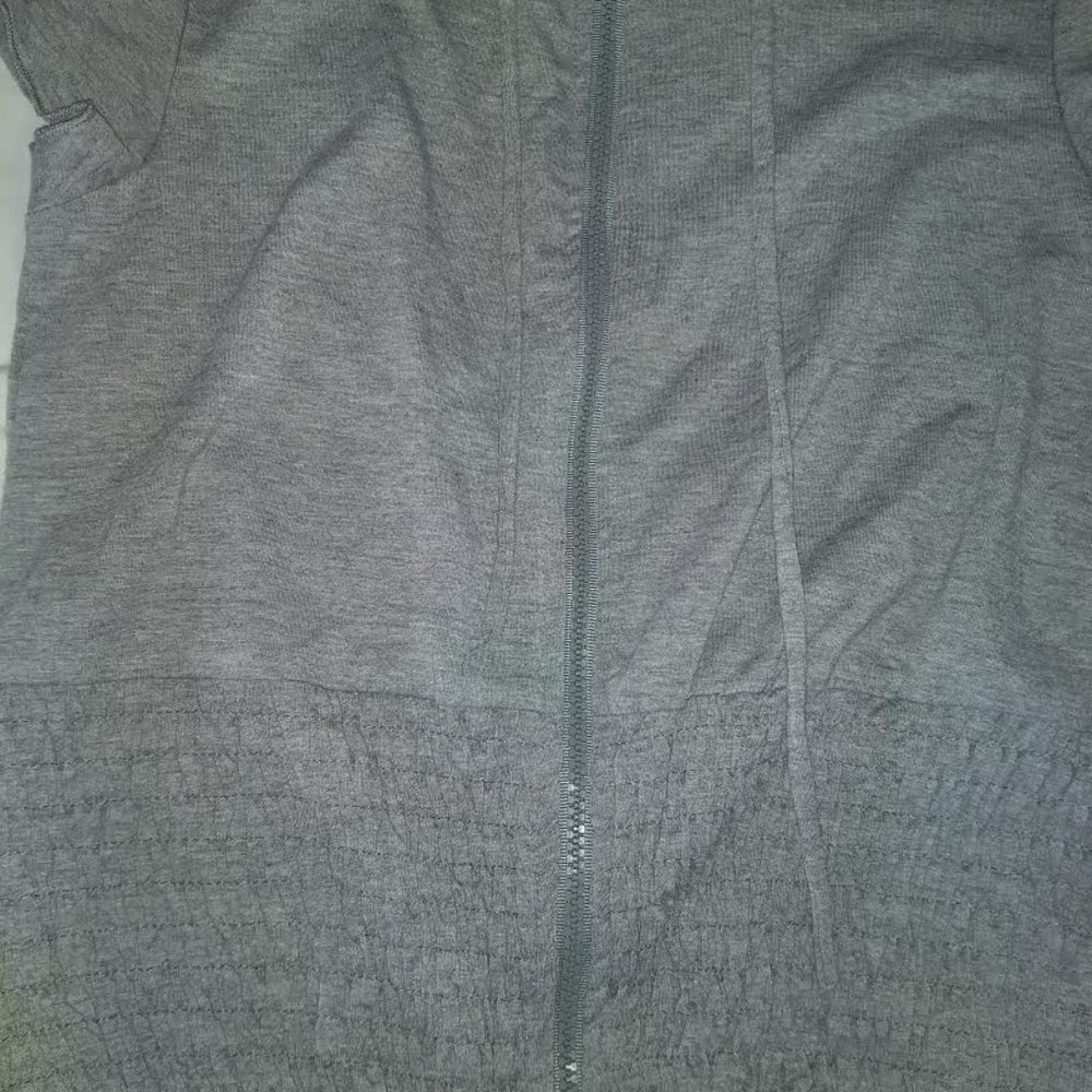 Short sleeve hooded jacket grey - Picture 4 of 4
